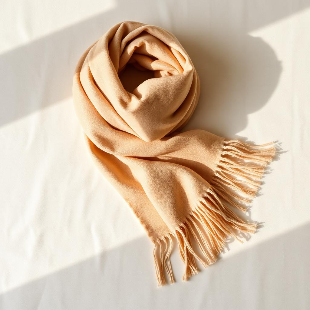 Camel Cashmere Scarf